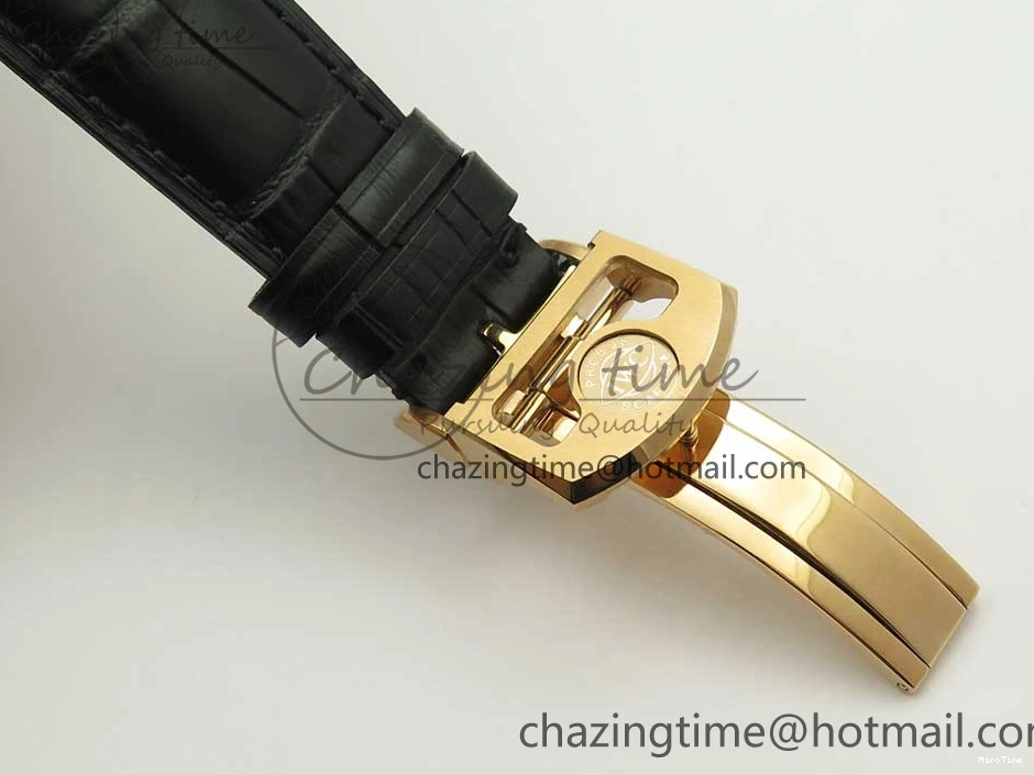 MIROTIME 1220 Portuguese Tourbillon IW5046 RG ZF Best Edition Gray Dial on Black Leather Strap SmoothTexture 7142